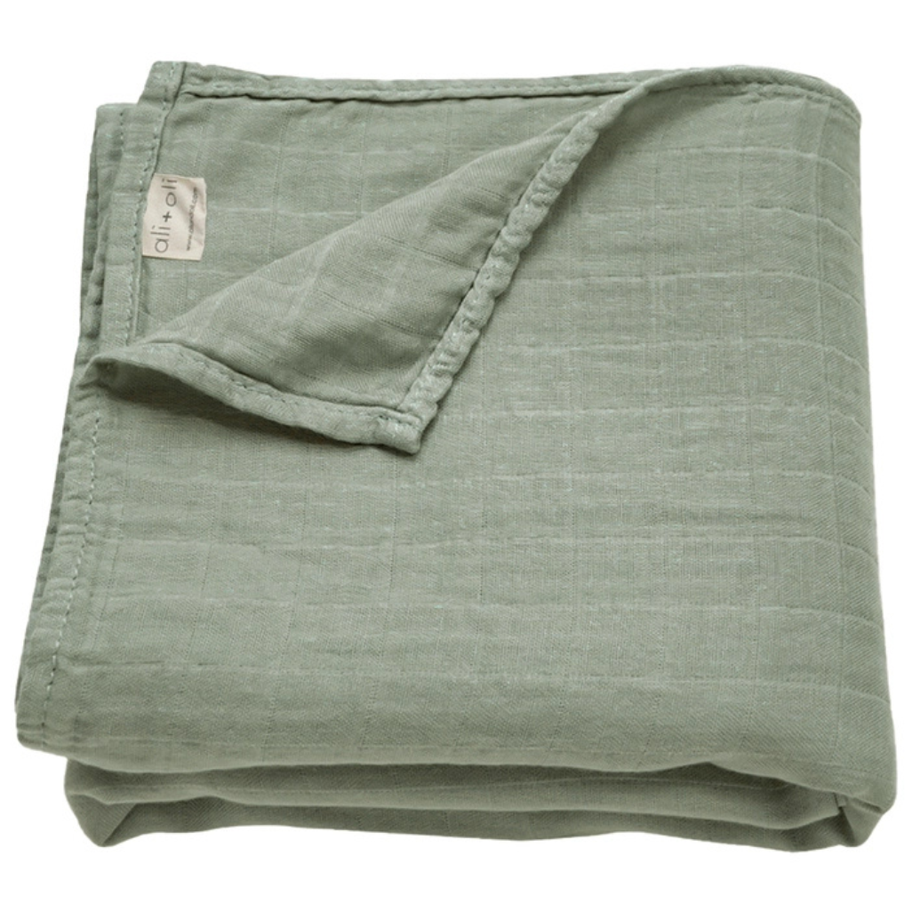 Apple Bamboo Muslin Swaddle Blanket