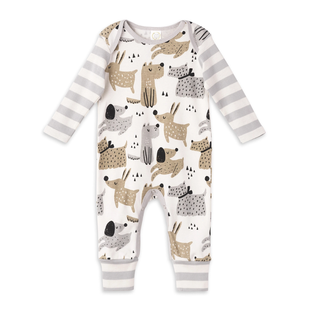 Puppy Dog Cotton Romper